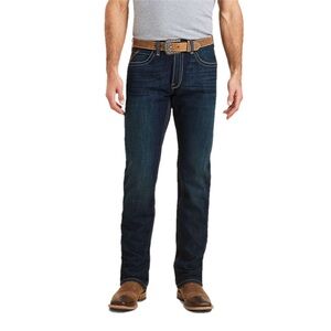 Ariat M5 Straight Fit Straight Leg Men's Dark Blue Jeans. Size 36/34.